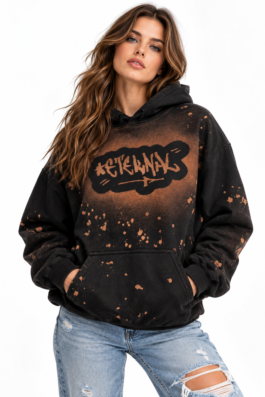 Eternal Waffleback Remix Hoodie - Black