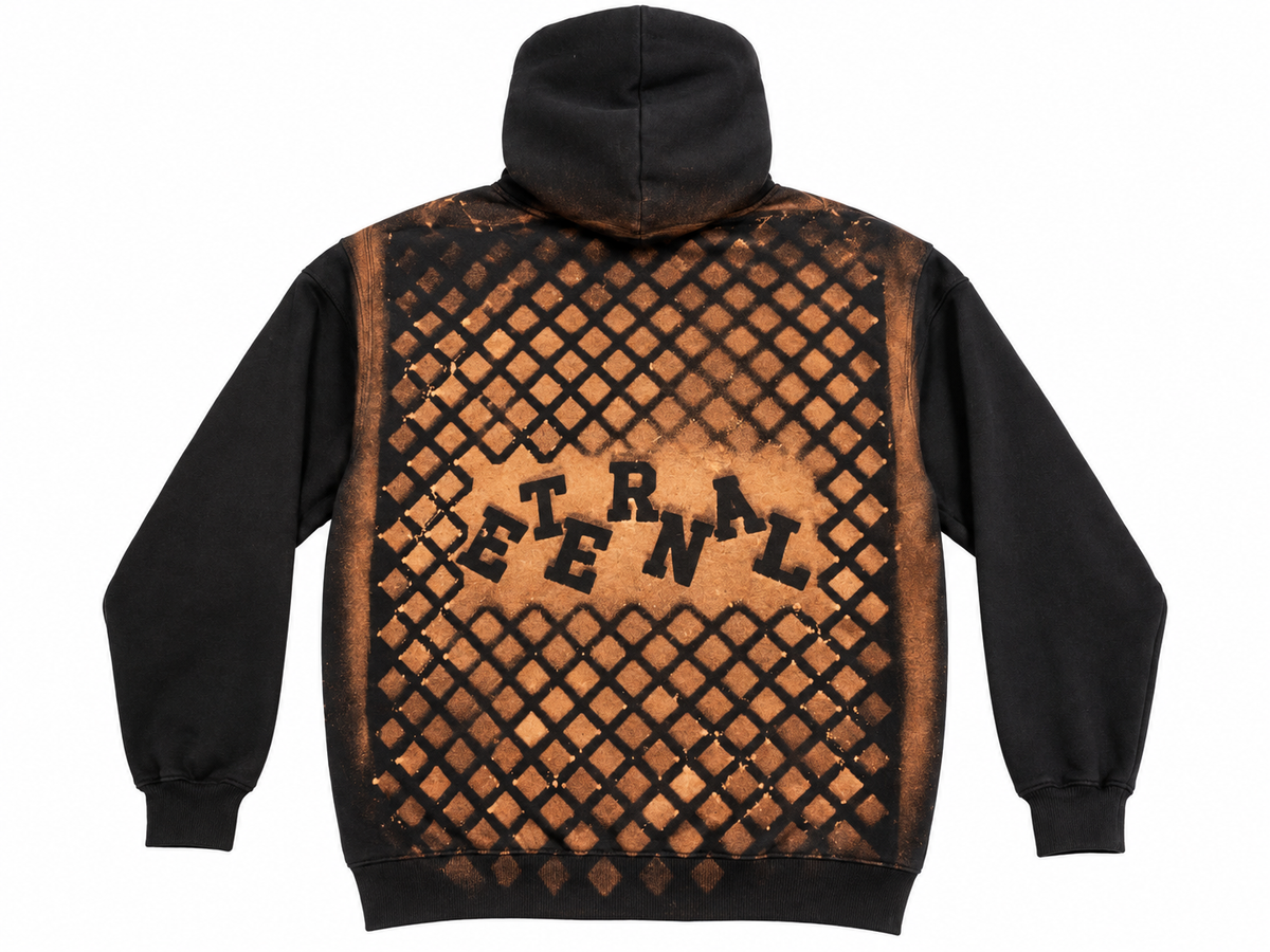 Eternal Waffleback Remix Hoodie - Black
