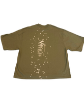 LVN God's Plan Army Green Oversize Tee