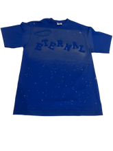 Eternal Chainlink Back Custom Royal Blue Tee