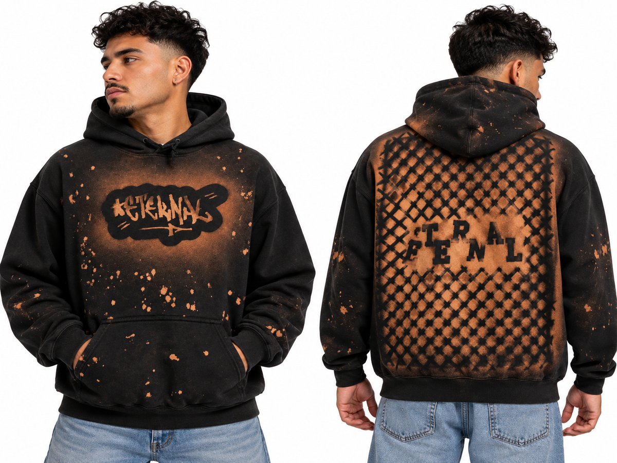 Eternal Waffleback Remix Hoodie - Black