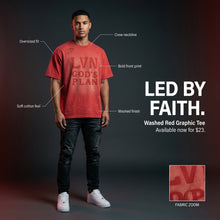 LVN God's Plan Fire Red Tee