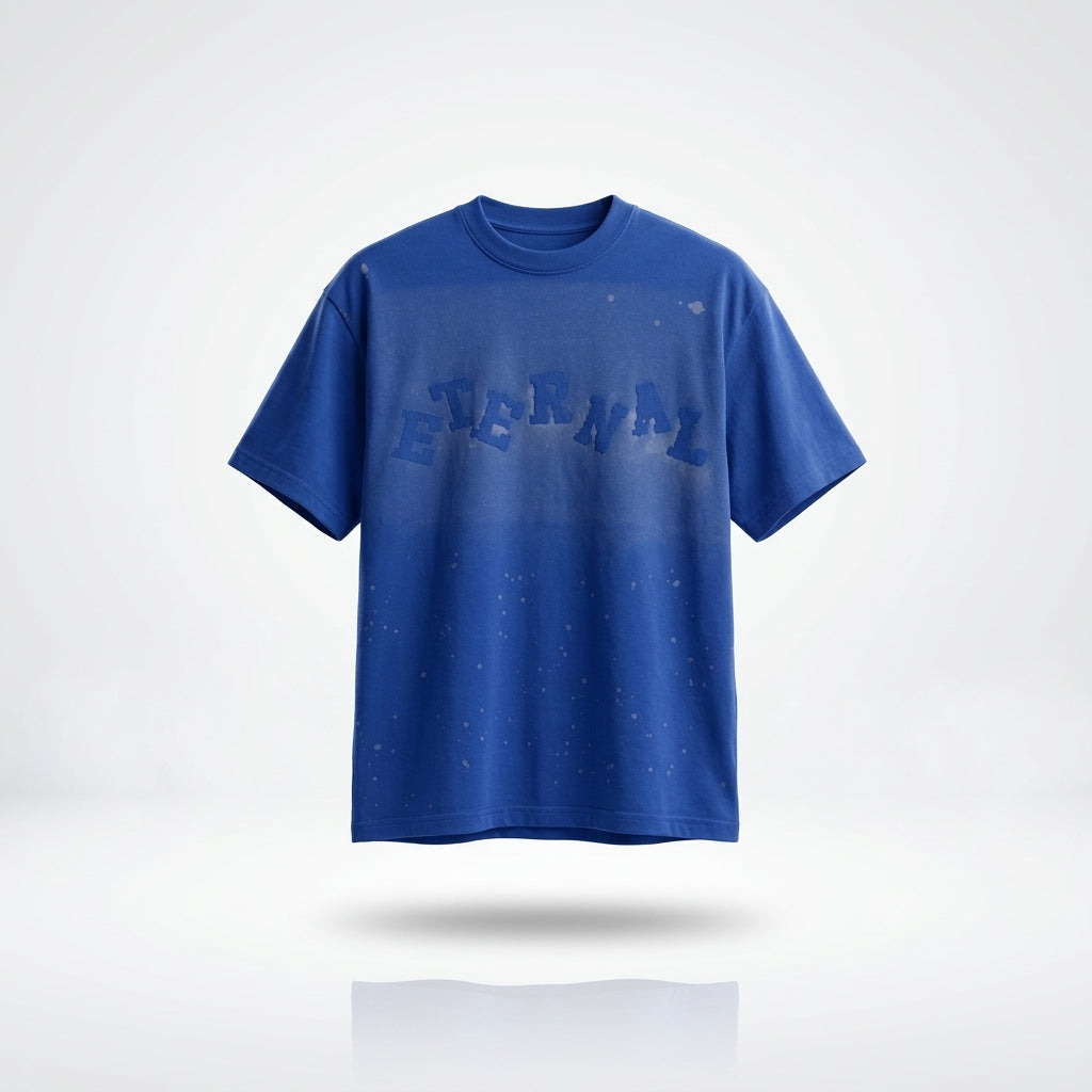 Eternal Chainlink Back Custom Royal Blue Tee