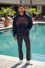 Navy Blue Eternal Waffleback Hoodie
